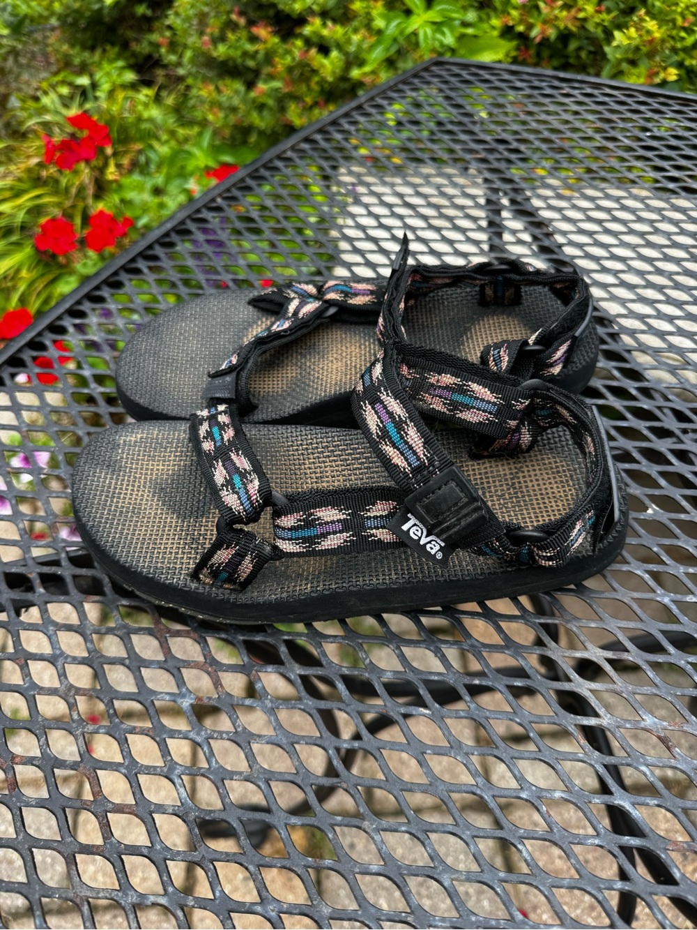 Vintage Teva Original Universal Nylon Strap Sandals Size 8